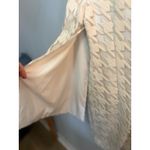 Black Halo  Eve Dress Houndstooth Textured Bell Sleeve Mini‎ Dress Size 4 Photo 3