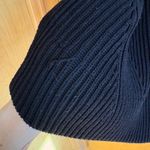 Athleta Black Ribbed Knit Sweater Pullover Crew Neck Long Sleeve Women's Size M Photo 3