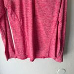 Under Armour  Women's Size Medium Loose Pink Half Zip‎ Heat Gear Running Top Photo 2