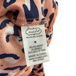 Mud Pie  Sleeveless Animal Leopard Print Tiered Tank Top Blouse Size Medium Pink Photo 7