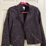 Chico's Multicolor Tweed Blazer Jacket size 2/large Photo 3