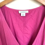 Anthropologie Sundance Mauve Berry Pink Purple Midi Sleeveless Ruffle Dress S Photo 5