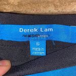 Derek Lam  For Design Nation Blue Black Striped A-Line Mini Skirt Women's Size 6 Photo 5