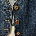 ZARA  Blue Denim Crop Top Photo 1