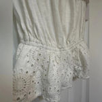 Anthropologie  PORRIDGE STRAPLESS Ruffle KNIT TUBE TOP WHITE Photo 3