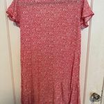 Red Dress Boutique Moments of Leisure Red Floral Print Dress Photo 1