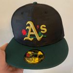 New Era Cap Myfitteds Oakland Athletics battle of the bay patch size 7 1/4 brand new in store exclusive Photo 1