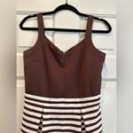 Charming Charlie C  Brown&White Dress Size S Photo 2