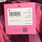 Kate Spade  Pink Plaid Long Sleeves Greenhouse Top Large $268 NWT Preppy Holiday Photo 7
