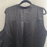 Nicole Miller  black v-neck sleeveless blouse size XL Photo 2