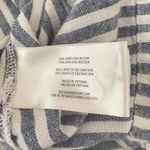 Orvis Womens Linen Blend Button Top L Blue White Striped Coastal Beachy Travel Photo 4