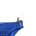 Becca by Rebecca Virtue Crochet Bikini Bottom Blue Size Small Photo 2