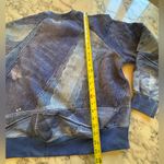 Cynthia Rowley EUC DIXIE DENIM PRINTED SWEATSHIRT - DENIM Sz S Photo 6