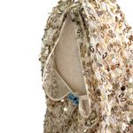 Aidan Mattox  gold sequence blouson mini cocktail party dress sz 4 Photo 5