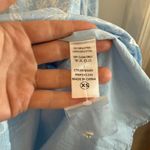 J. Marie Floral Print Long Sleeve Dress Size XS Color Blue White Photo 3