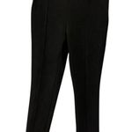 Andrew Marc Sueded Seam Front Ankle Length Pull On Black Pants Womens Medium Photo 0