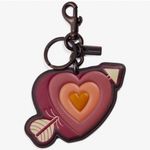 Coach Heart And Arrow Bag Charm Photo 4