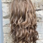 Thick blonde mix sidepart swisslace wig waves Photo 9
