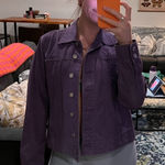 Beautiful vintage purple button up jacket Photo 0