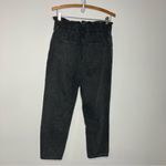 Vervet paperbag high waist jeans black acid Wash vintage style cropped size 29 Photo 6