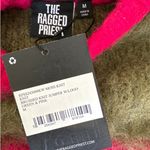 The Ragged Priest  - Moss Knit Brushed Jumper Sweater in Green & Pink Photo 1