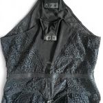 Sophie B  Black Lace Cap Sleeve Lace Bodysuit Women's Size Medium Gothicglam Photo 6