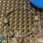 🩷💙Stitch Charm Bracelet with Blue Pouch🩷💙 Silver Photo 5