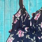 Cupcakes and Cashmere Women’s Size Small Loraine Ruffled Floral Mini Dress In Ink Photo 2