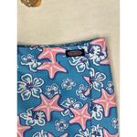 Vineyard Vines Wrap Mini Skirt Blue Pink Beach Ocean Floral Size XS Preppy Photo 1