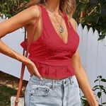 SheIn Tie Back Schiffy Tank Top Photo 2