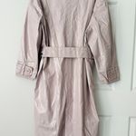 Anthropologie Maeve Patent Faux Leather Trench Coat, Size S/M Photo 9