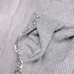 Gray Sweater Knit Sequined Jogger Pants XL Photo 2