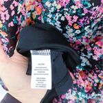 Vince Camuto Chiffon Tiered Mini Dress Long Balloon Sleeve Floral Print Lined Photo 6