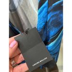 Louisa Ballou Halter Top Night Blooming Orchid Womens Size XS Blue Photo 9