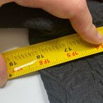 Marc Jacobs  Black Textured Silk Blend Coat Snap Front Long Jacket Small Photo 9