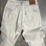 Levi's Levi’s 501 Original Straight Jeans White Denim Size 26 NWT Photo 4