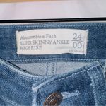Abercrombie & Fitch Dark Wash Denim High Rise Super Skinny Ankle Jean 00/24 Photo 1