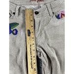 Toui Jeans Women Juniors 3 Floral Embroidered Corduroy Flare Leg Pants‎ Size 23 Photo 6