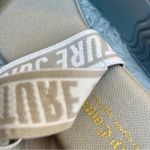 Juicy Couture  Stretch Back Printed Logo Sandals neon stripe Photo 8