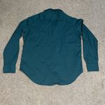 Frank & Eileen  Eileen Relaxed Button-Up Featherweight‎ Forest Green XS Photo 5