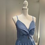 Cupshe Blue Tie-Back Maxi Dress Size M NWT Photo 1