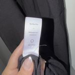 Likely  Women's Black Midi Sheath Dress Sz 4 Bow Accents Slit LBD Office Siren Photo 5