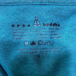 Neon Buddha Jacket L Womens Zip Up Lightweight Ruched Tie Sleeve Large Photo 7