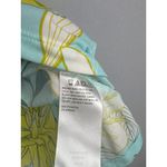 Iman Womens Sleeveless Floral Tank Top Size S Light Blue & Yellow Polyester/Span Photo 3