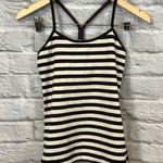 Lululemon  size 4 Power Y Tank Apex Stripe Built in Bra Photo 2