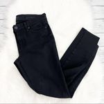 7 For All Mankind  Black Skinny Jean Pants Photo 2