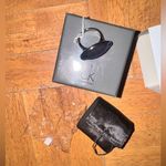 Calvin Klein NEW  Silver Stainless Steel Blue Continuity Statement Ring sz 9 Photo 7