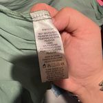 Current Air Anthropologie  Green Soft Light Silky Slit Midi Skirt Medium XL Photo 9