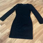 NWOT Mugler black laser cut cutout bodycon dress Size XS Photo 3