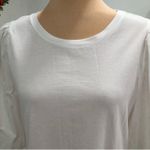 Chico's  white 3/4 puff sleeve shirt Photo 5